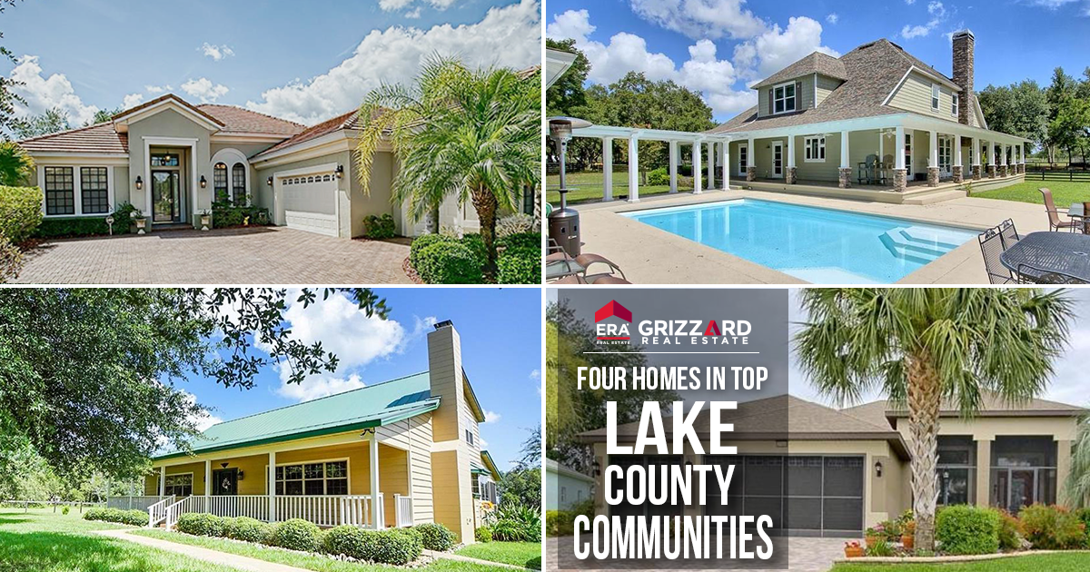4 Homes for Sale in Lake County, Florida featuring top 'ways of life'